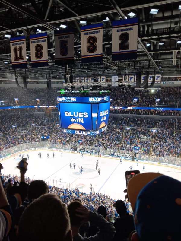 Enterprise Center, section: 318, row: L, seat: 13