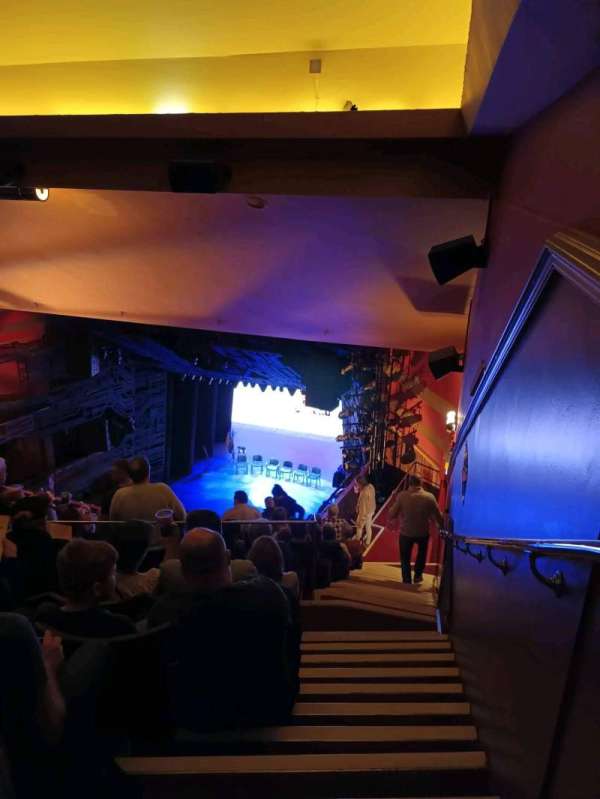 Adelphi Theatre, section: Upper Circle, row: O, seat: 1