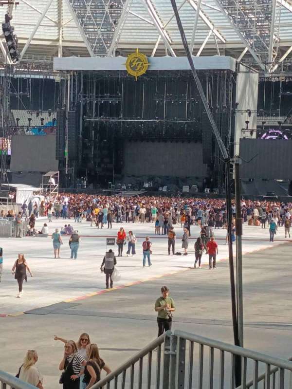 London Stadium, section: Unreserved seating/Pitch Standin