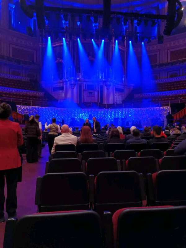 Royal Albert Hall, section: C, row: 21, seat: 11