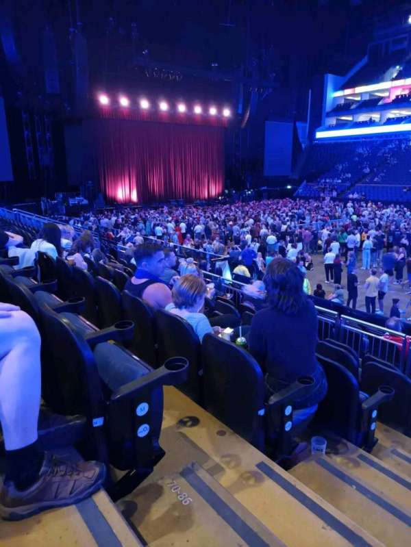 The O2, London, section: 103, row: N, seat: 90