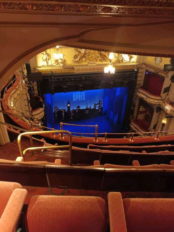 Noel Coward Theatre, section: Balcony, row: E, seat: 23