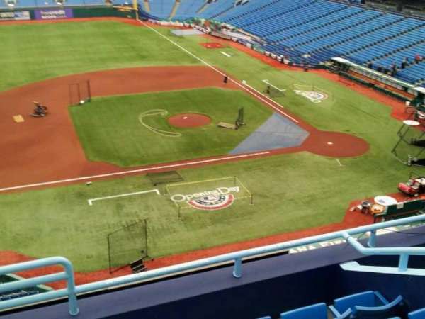 Tropicana Field, section: 213, row: E, seat: 14