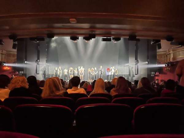 St. James Theatre, section: Orchestra R, row: R, seat: 10