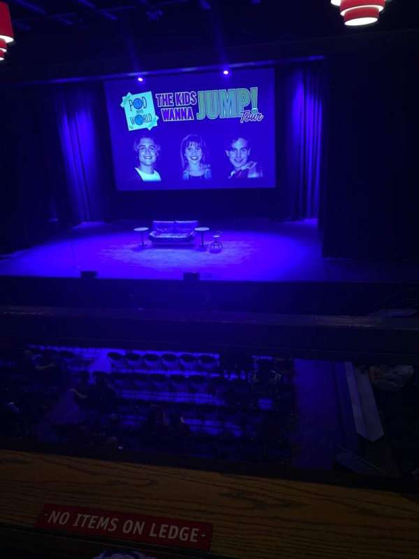 The Pageant, section: Balcony Center, row: A, seat: 20