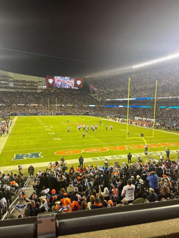Soldier Field, section: 254, row: 1, seat: 17