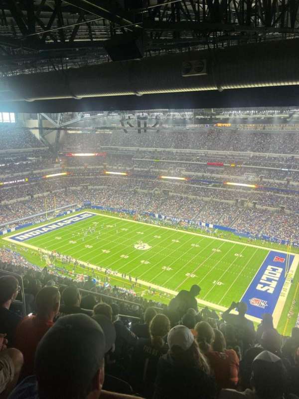 Lucas Oil Stadium, section: 608, row: 25, seat: 17