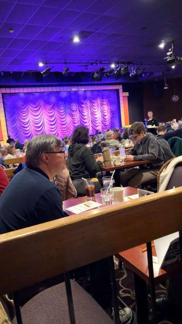 Dutch Apple Dinner Theatre, section: E, row: 8, seat: 1