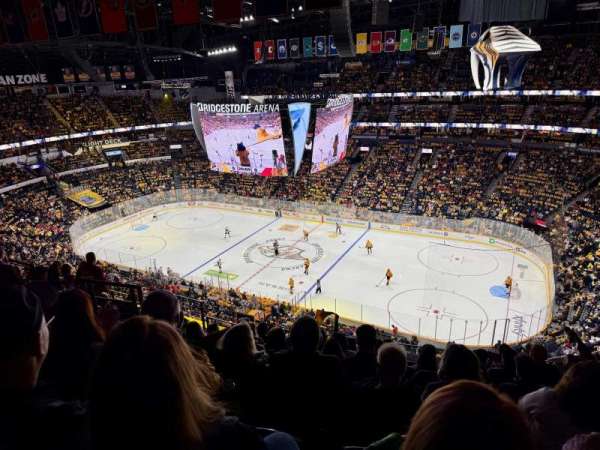 Bridgestone Arena, section: 328, row: H, seat: 8