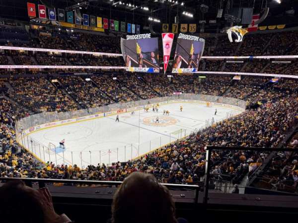 Bridgestone Arena, section: 321, row: B, seat: 1
