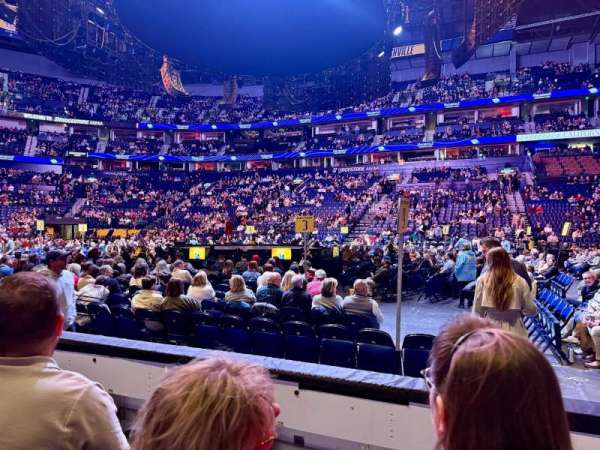 Bridgestone Arena, section: 106, row: CC, seat: 5