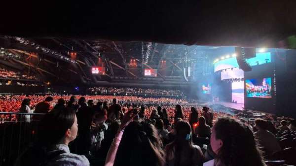 ING Arena, section: Gallery G, row: 9, seat: 23