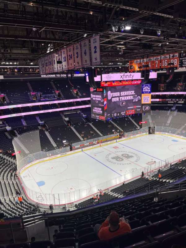 Xfinity Mobile Arena, section: 210A, row: 13, seat: 5