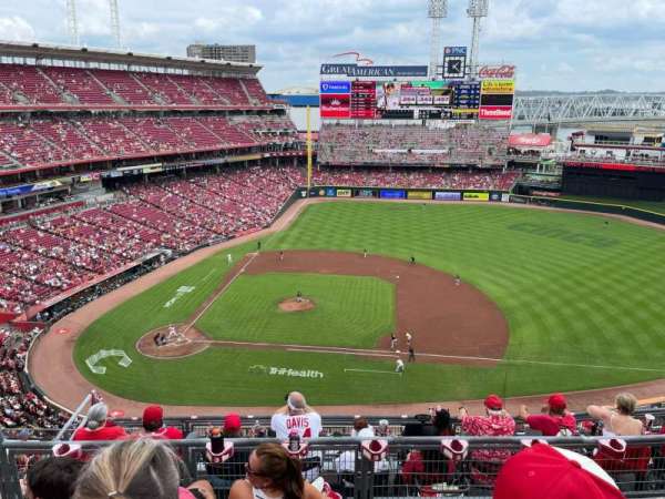 Great American Ball Park, section: 530, row: D, seat: 16