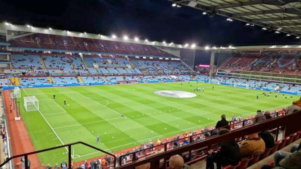 Villa Park, section: P1, row: KK, seat: 271