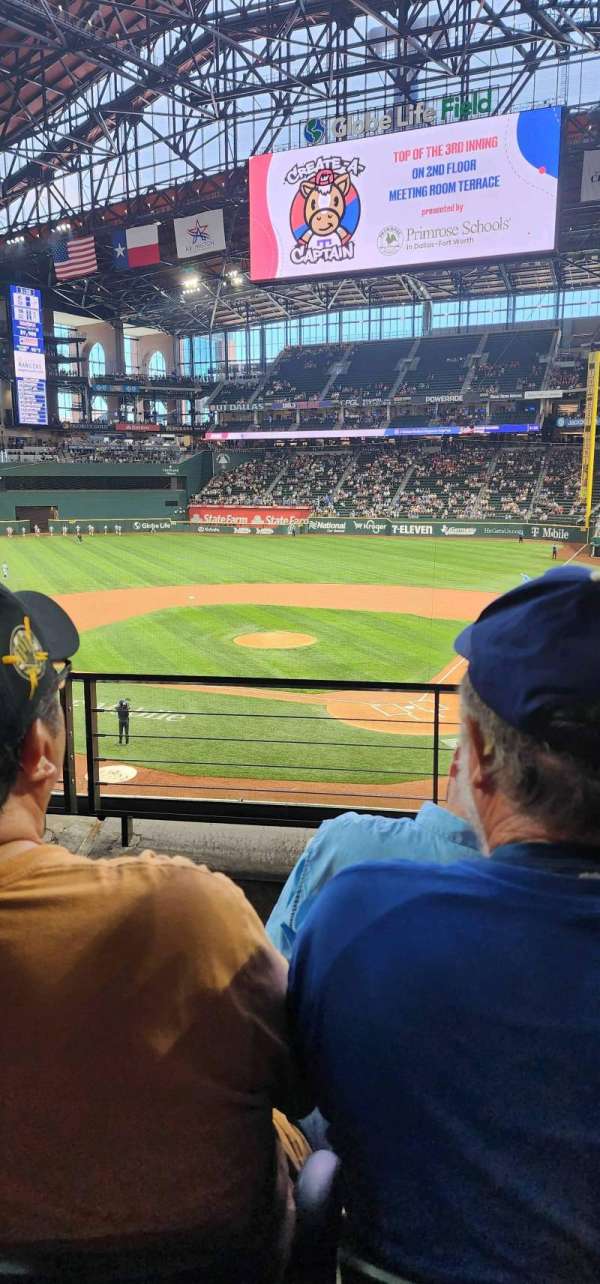 Globe Life Field, section: 112, row: 3, seat: 6