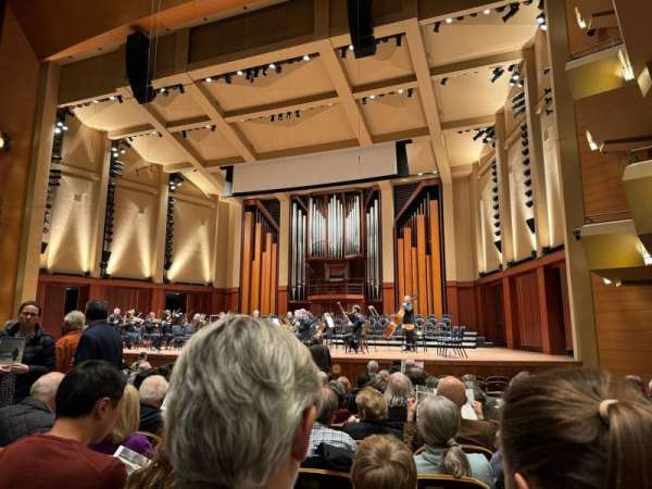 Benaroya Hall, section: Orchestra R, row: P, seat: 6