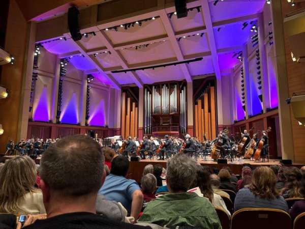 Benaroya Hall, section: Orchestra R, row: P, seat: 5