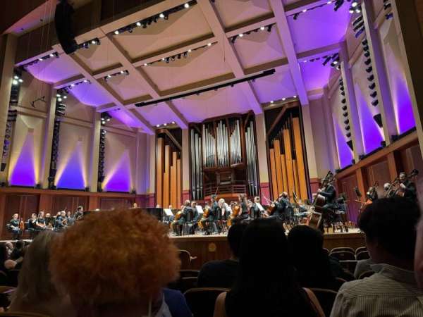 Benaroya Hall, section: Orchestra R, row: K, seat: 5