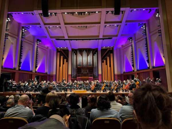 Benaroya Hall, section: Orchestra C, row: P, seat: 6