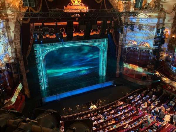 London Coliseum, section: Balcony, row: A, seat: 36