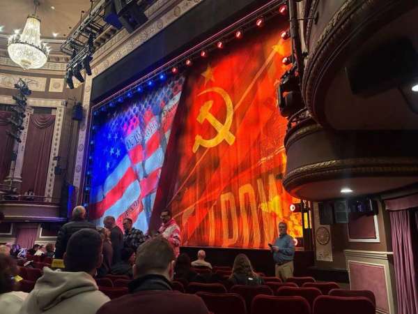 Imperial Theatre, section: Orchestra R, row: H, seat: 22