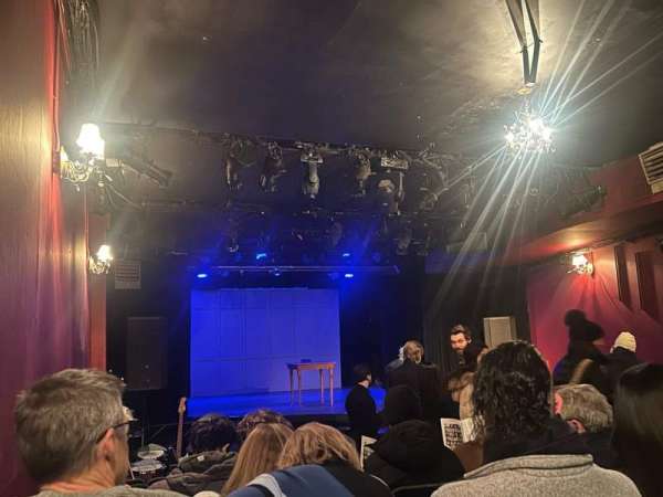 The Players Theatre, section: Orchestra, row: M, seat: 12