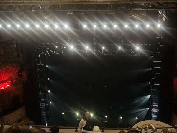 Palace Theatre, Broadway, section: Balcony C, row: H, seat: 110