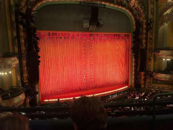 New Amsterdam Theatre, section: Mezzanine L, row: CC, seat: 7