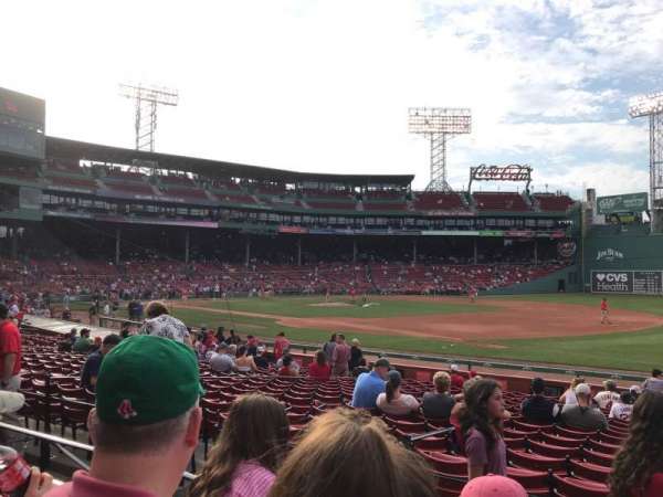 Fenway Park, section: Loge Box 102, row: CC, seat: 1