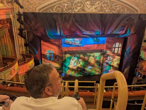 James Earl Jones Theatre, section: Balcony L, row: E, seat: 1