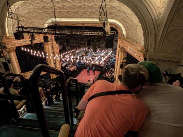 Hudson Theatre, section: Balcony R, row: G, seat: 2