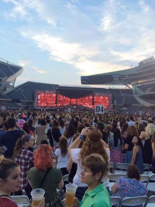 Soldier Field, section: Floor E4, row: 12, seat: 15-16