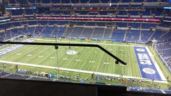 Lucas Oil Stadium, section: 610, row: 3, seat: 19