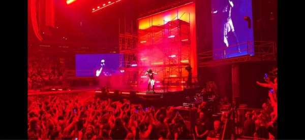 Madison Square Garden, section: 108, row: 2, seat: 7
