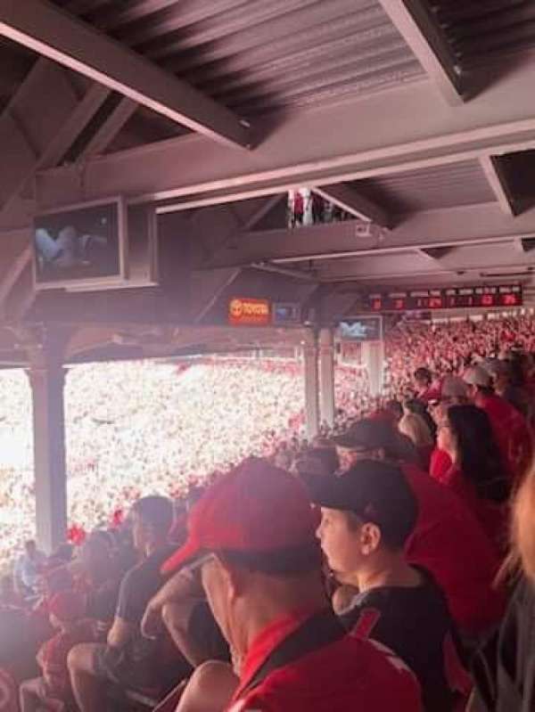 Ohio Stadium, section: 18B, row: 13, seat: 3,4