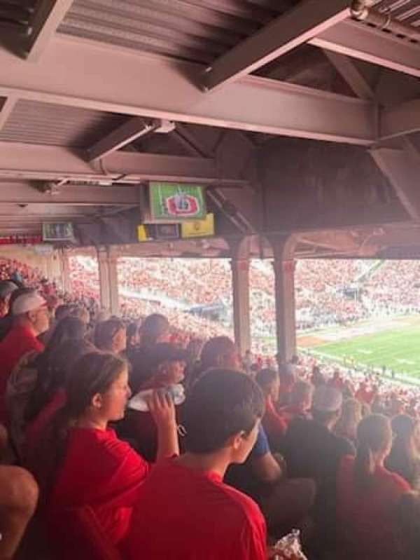 Ohio Stadium, section: 18B, row: 13, seat: 3,4
