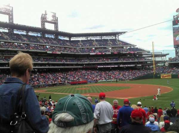 Citizens Bank Park, section: 112, row: 29, seat: 17