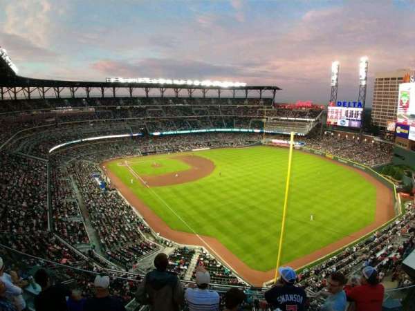 Truist Park, section: 411, row: 1, seat: 5