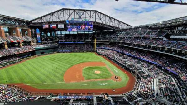 Globe Life Field, section: 307, row: 1, seat: 22