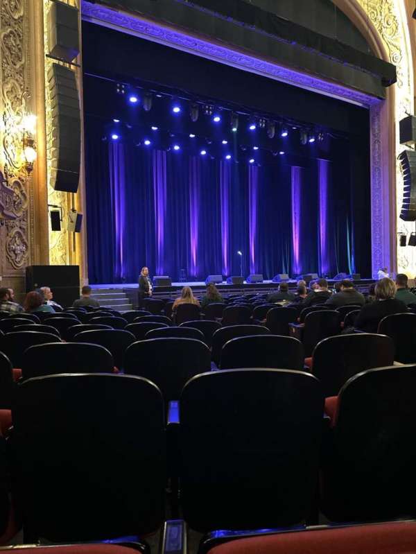 Paramount Theatre, Seattle, section: Main Floor 4, row: P, seat: 5