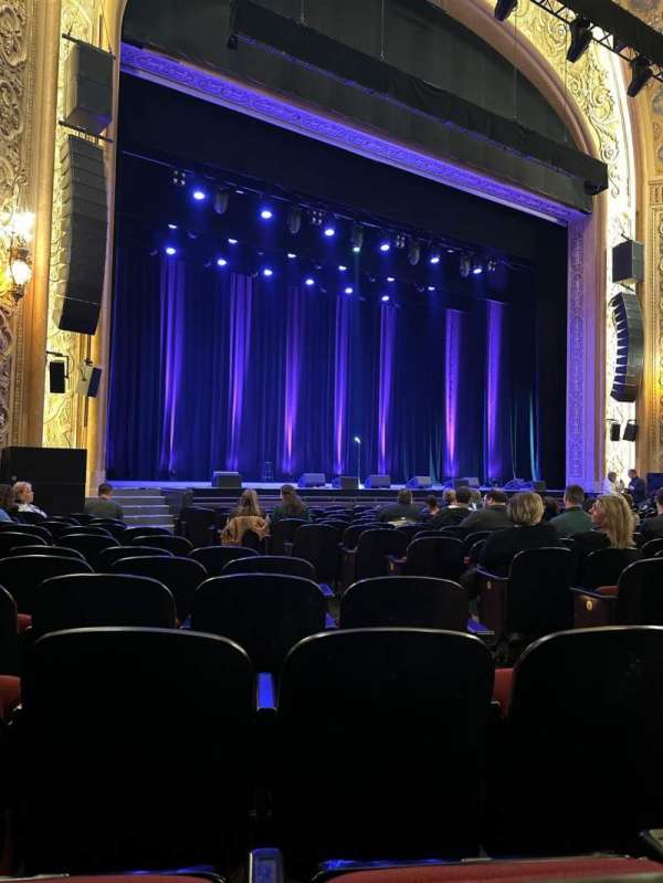 Paramount Theatre, Seattle, section: Main Floor 4, row: P, seat: 4
