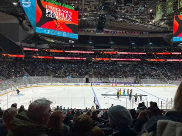 Climate Pledge Arena, section: 14, row: W, seat: 8