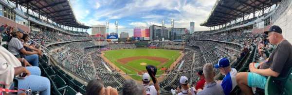 Truist Park, section: 329, row: 3, seat: 19