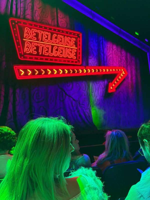 Palace Theatre, Broadway, section: Orchestra L, row: B, seat: 117