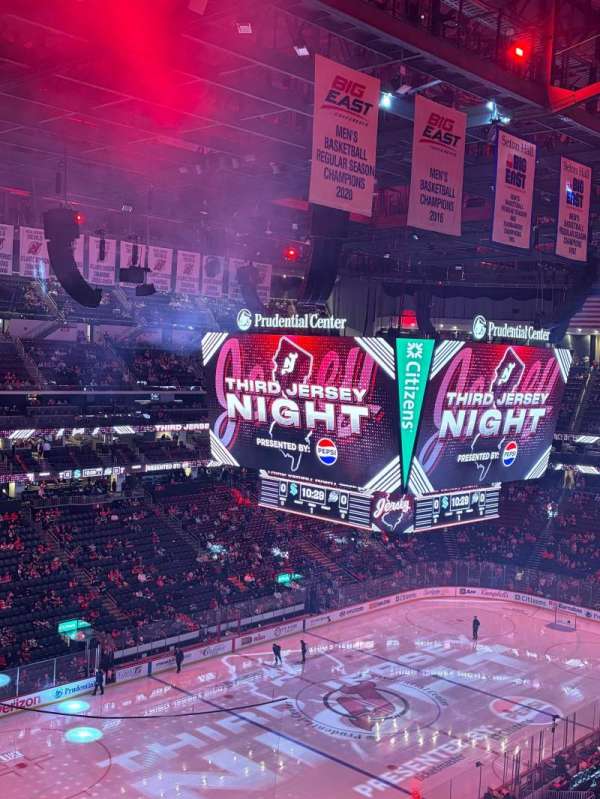 Prudential Center, section: 124, row: 13, seat: 9