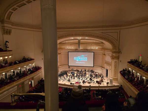 Carnegie Hall, section: Dress Circle RC, row: CC, seat: 2
