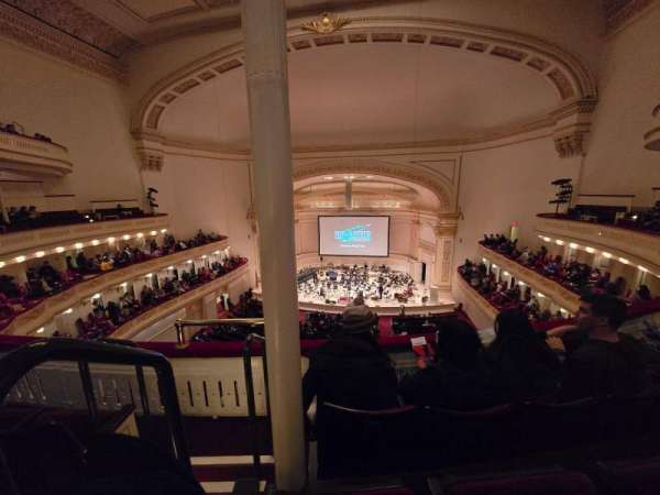 Carnegie Hall, section: Dress Circle RC, row: CC, seat: 2