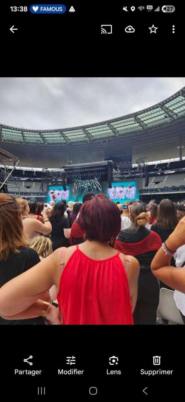 Stade de France, section: P25, row: 23, seat: 16
