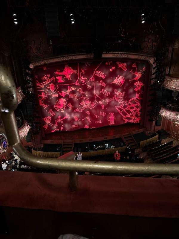 Lyceum Theatre, West End, section: Grand Circle, row: A, seat: 32